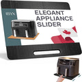 Ibyx Appliance Slider, Sliding Tray for Coffee Maker, 16x13 in, Black