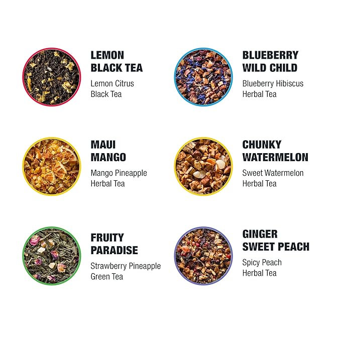 Tiesta Tea - 6-Pack Cold Brew Variety, Loose Leaf