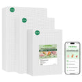 Beelicious Pro Vacuum Sealer Bags for Food Storage 150 Gallon 11" x 16" and Quart 8" x 12" and Pint 6" x 10", with BPA-Free, Commercial PreCut Vacuum Seal Bags for Sous Vide & Seal a Meal