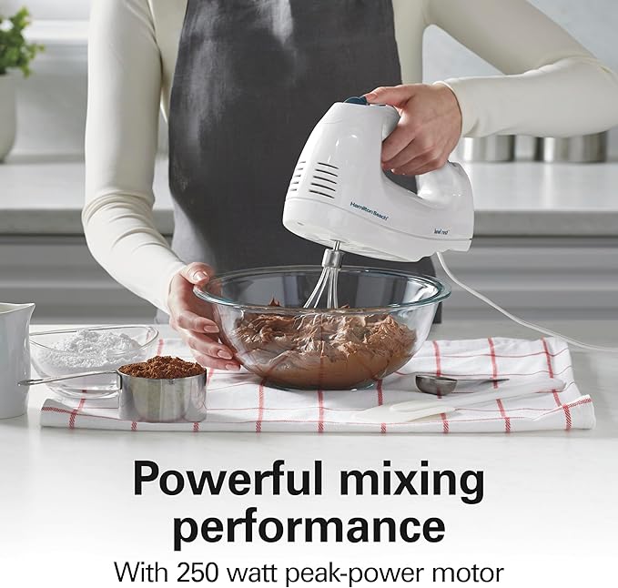 Hamilton Beach 6-Speed Electric Hand Mixer With QuickBurst and Bowl Rest