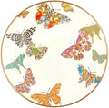 MACKENZIE-CHILDS Enamel Dessert Plate, Butterfly Garden