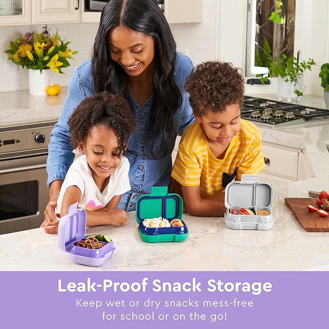 Bentgo Kids Snack Leak-Proof 2 Compartment Bento-Style Container