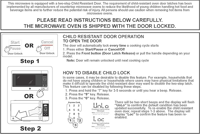 GE Countertop Microwave Oven, 700 Watt, 0.7 Cu. Ft., Black, GCST07N1WBB
