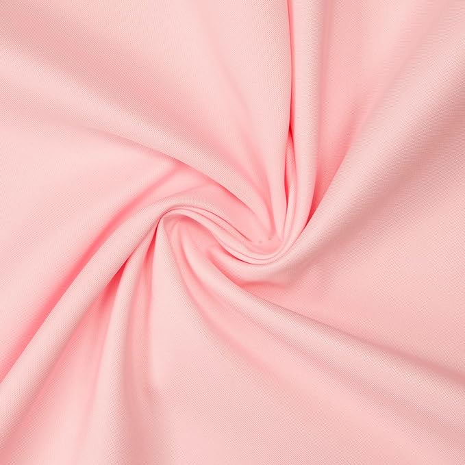 Gee Di Moda Rectangle Tablecloth - 90 x 156 Inch Pink Table Cloth for 8 Foot Tables with Floor-Length Drop - Heavy Duty Washable Fabric for Holiday Party, Dinner, Weddings & Baby Shower