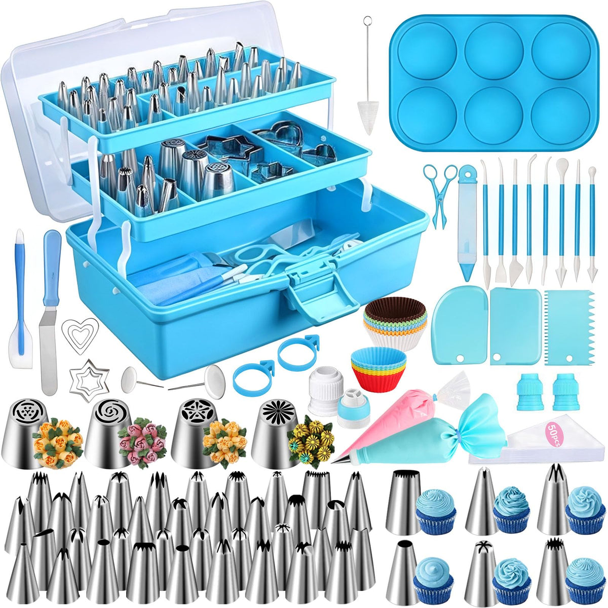 Suuker Cake Decorating Tools Supplies Kit, 236 Pieces