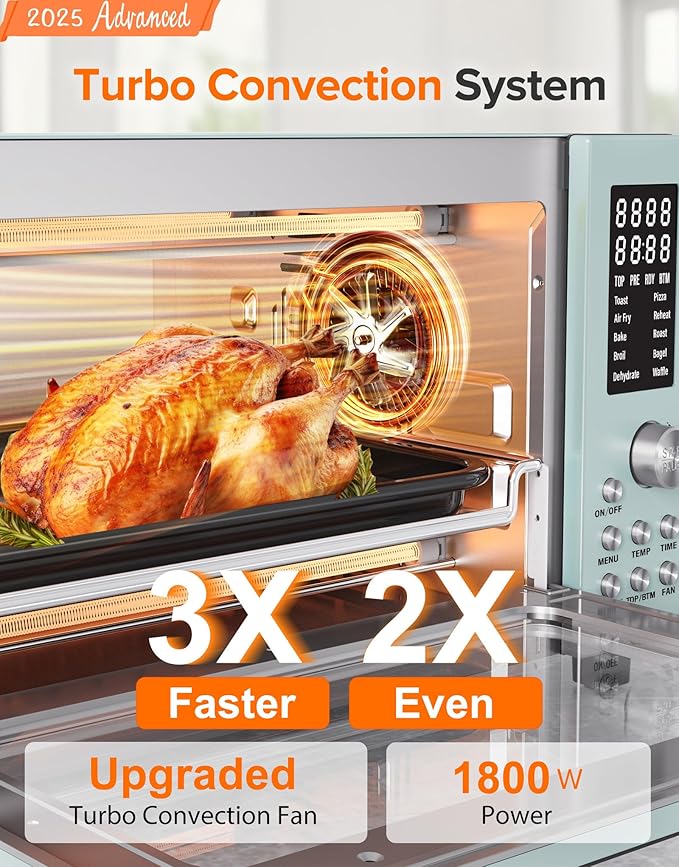 Nuwave Bravo Pro Smart Air Fryer Toaster Oven Countertop Combo