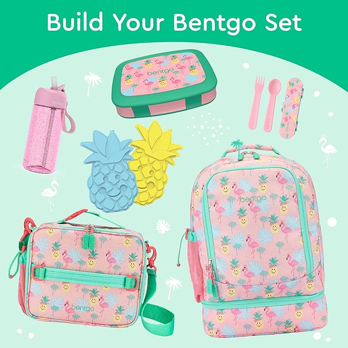 Bentgo Kids Prints Leak-Proof 5-Compartment Bento-Style Kids Lunch Box