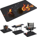 Demiwise 65X48in Grill Mats for Outdoor Grill,Fits Most Grills, Smokers, Griddles and Outdoor Charcoal, Flat Top,Deck and Patio Protector