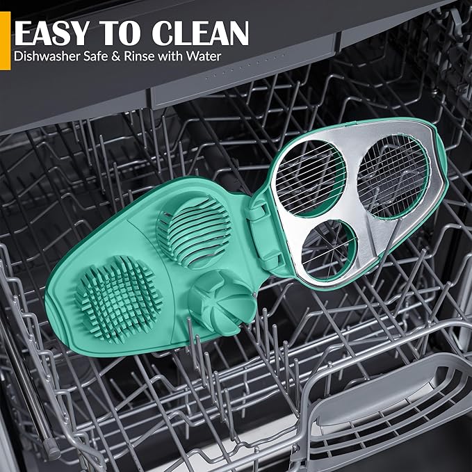 Egg Slicer for Hard Boiled Eggs - 3 Slice Modes Egg Cutter, Dicer, Chopper