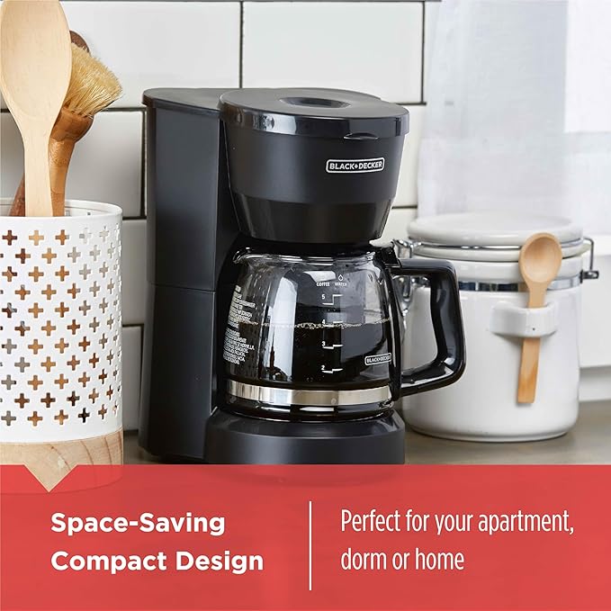 BLACK+DECKER Single-Serve Coffee Maker with 50oz Reservoir