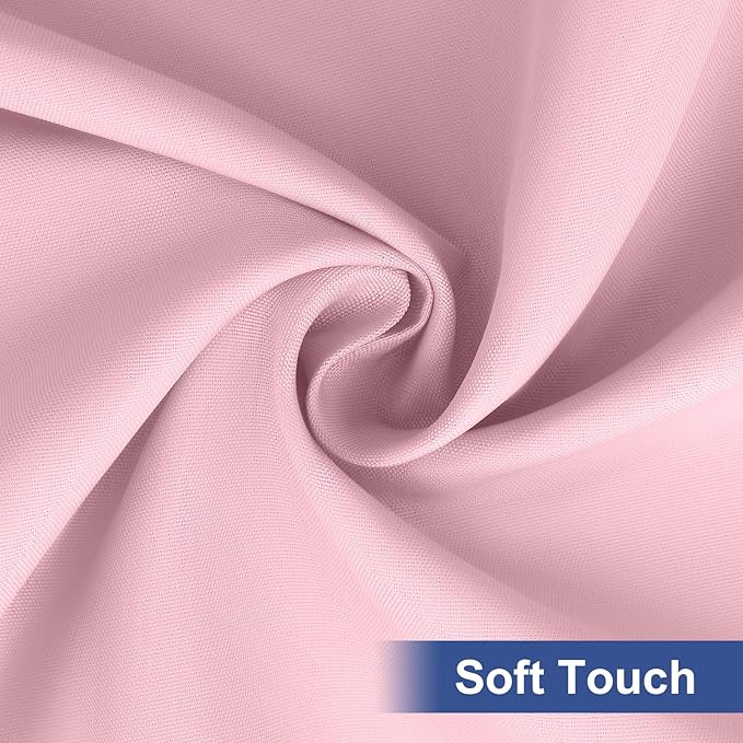 homing Rectangle Table Cloth Cover, Water-Resistant Polyester Elastic Fitted Tablecloth, Fits for 6 Foot Folding Tables, Washable Table Protector for Picnic, Camping, Outdoor (Pink, 30" x 72")