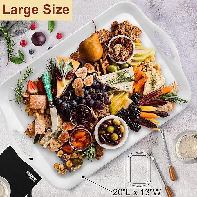 Extra Large 20" x 13" Serving Platters for Turkey, Party Entertaining
