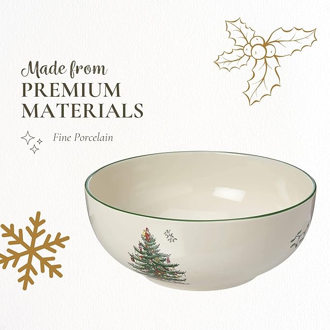Spode – Christmas Tree Christmas Tree Medium Round Bowl
