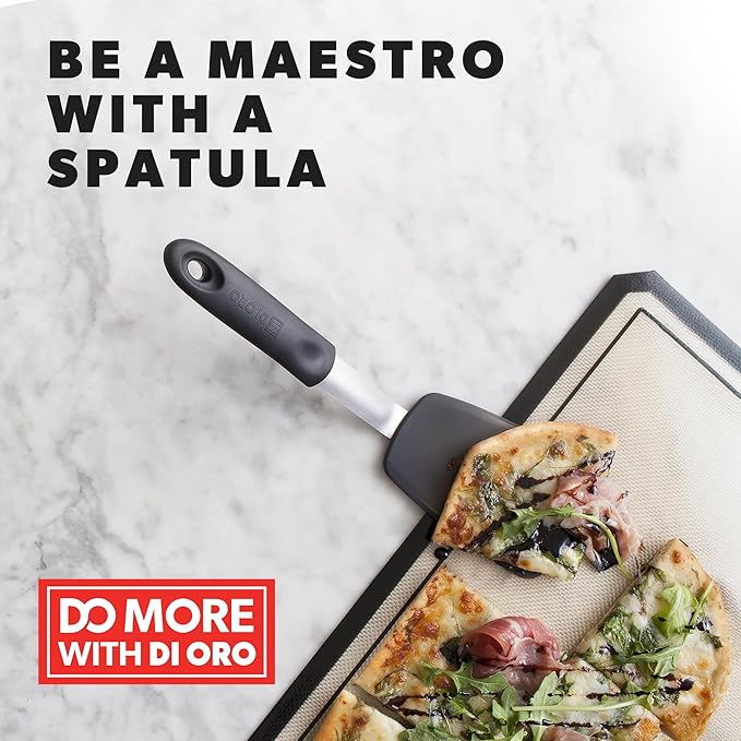 DI ORO Chef Series Silicone Spatula - 600F Heat Resistant