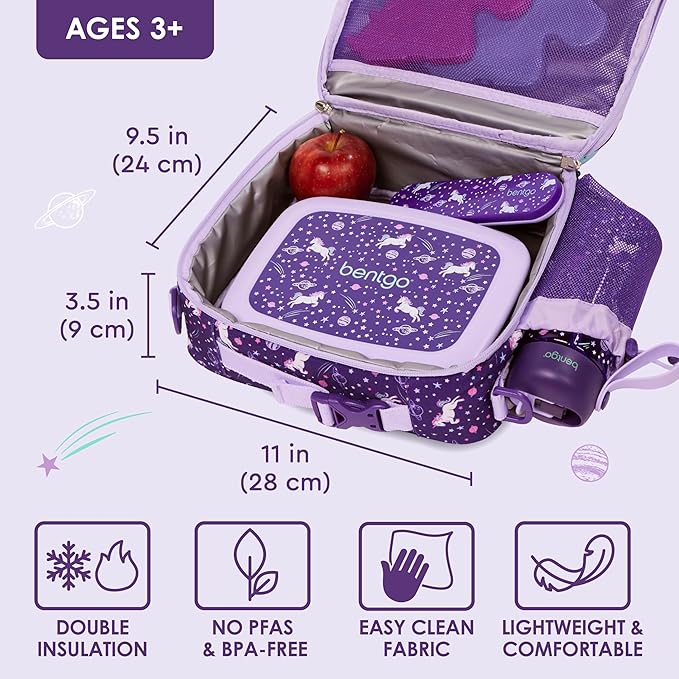 Bentgo Kids Prints Double-Insulated Reusable Lunch Bag