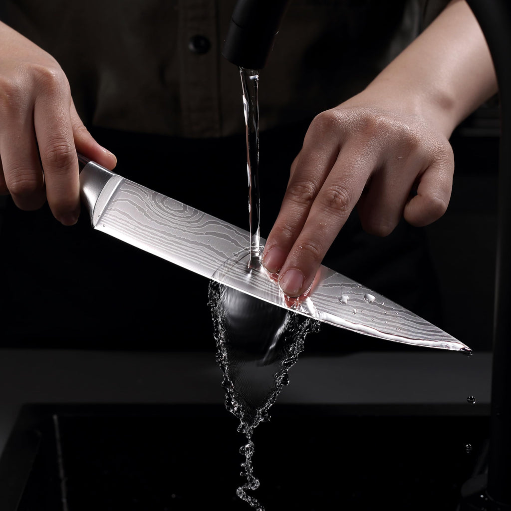 PAUDIN Chef Knife, 8 Inch High Carbon Stainless Steel Sharp Kitchen Knife with Ergonomic Handle, Gift Box for Family & Restaurant