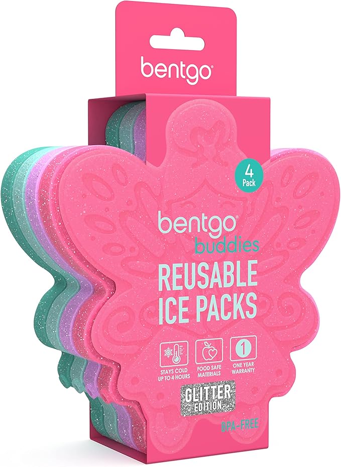 Bentgo Buddies Reusable Ice Packs for Kids