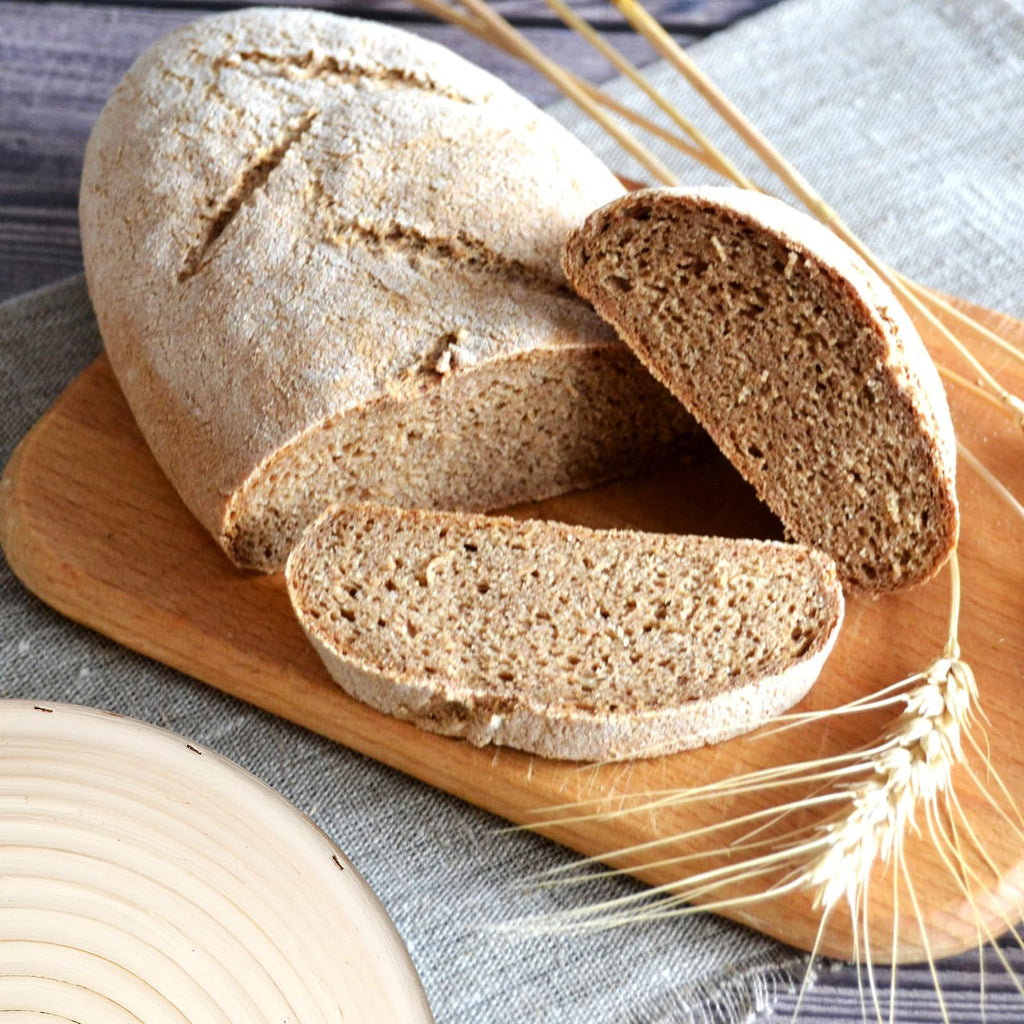 Ineyger Proofing Basket - 9 inch Banneton Bread Proofing Baskets Set of 2 Banneton Basket Sourdough Proofing Bowls with Liners for Professional & Home Artisan Sourdough Bread Baking Supplies