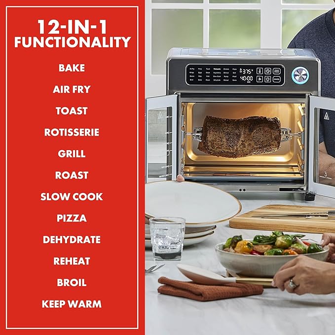 Emeril Lagasse 26QT French Door Multi-Function Air Fryer Toaster Oven