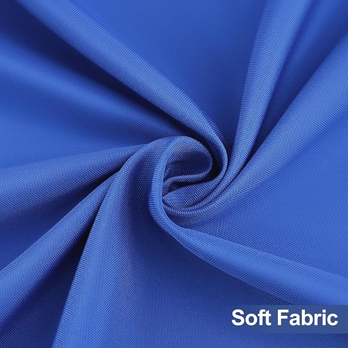 homing Rectangle Table Cloth Cover, Water-Resistant Polyester Elastic Fitted Tablecloth, Fits for 6 Foot Folding Tables, Washable Table Protector for Picnic, Camping, Outdoor (Blue, 36" x 72")