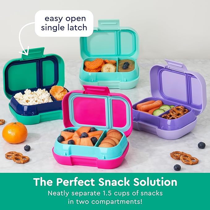 Bentgo Kids Snack Leak-Proof 2 Compartment Bento-Style Container