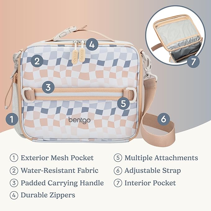 Bentgo Kids Prints Double-Insulated Reusable Lunch Bag