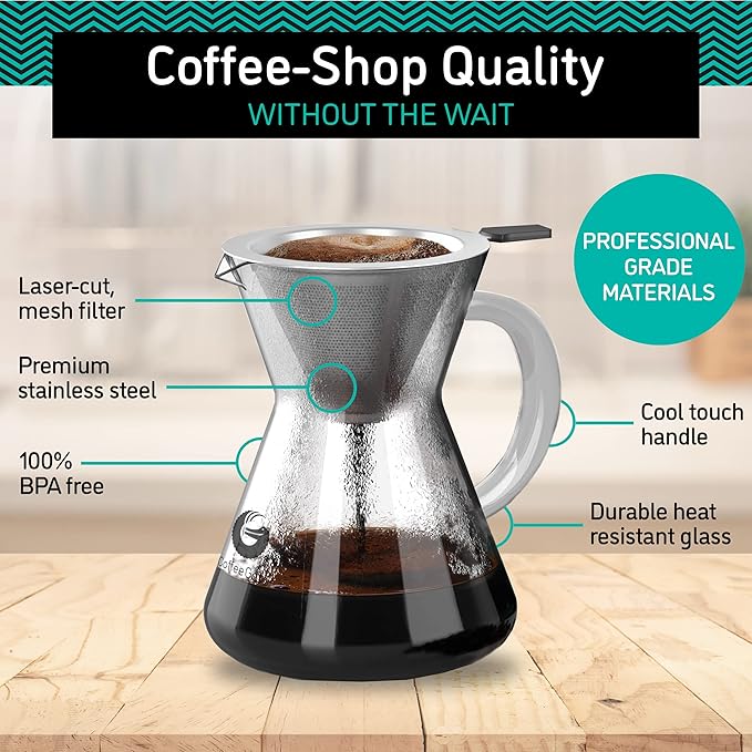 Coffee Gator Pour Over Coffee Maker - 14oz