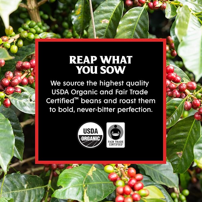 Death Wish Coffee Dark Roast Single Serve Coffee Pods, Organic, 100 Count