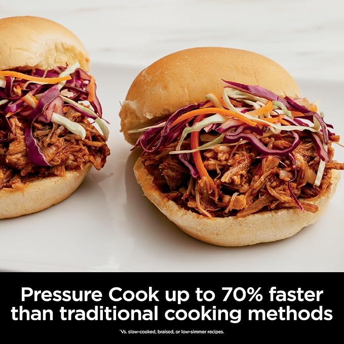 Foodi 10-in-1 Pressure Cooker & Air Fryer, 6.5 Quart - Stainless Steel Multi-Cooker with Precise Heating - Perfect Holiday Gift & Healthy Fast Cooking (OS-300)