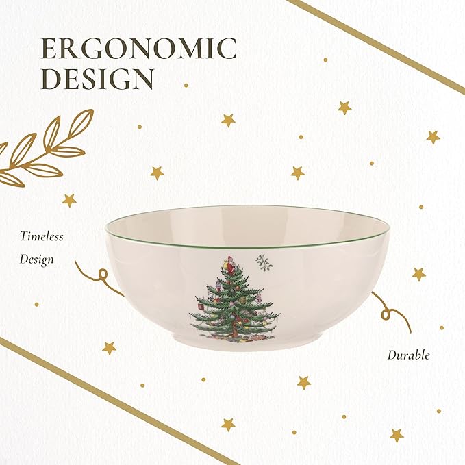 Spode – Christmas Tree Christmas Tree Medium Round Bowl
