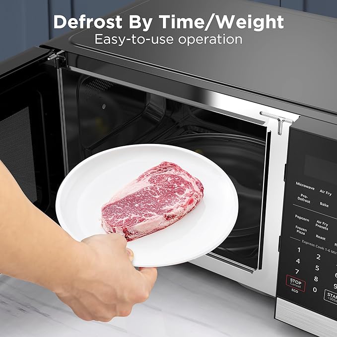 BLACK+DECKER 5-in-1 Microwave Oven Air Fryer Combo, 0.9 Cu.Ft, 900W