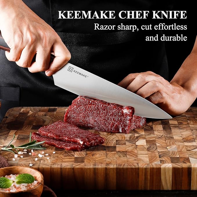 10" Damascus Chef Knife, Ultra Sharp 10° Edge Japanese VG10 Kiritsuke Kitchen Knife with Ash Sheath, 67 Layers Hand Forged Hammered Cooking Knife for Meat, Vegetable & Fruit, Camping & BBQ Gift