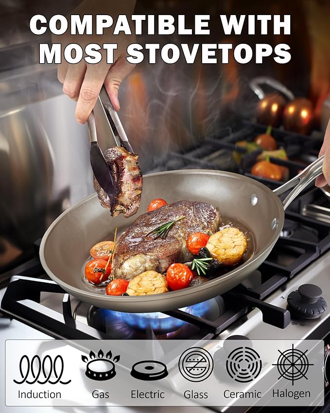 Cooks Standard Classic 8 Inch Hard Anodized Nonstick Frying Pan