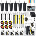 Baby Shower Prizes for Men - 6 Pack Complete Game Prize Set for Dad & Male Guests - Includes Survival Card Tool, Tape Measure, Bottle Opener Keychain, Plastic Cups, Pens, Screwdrivers (BLACK)