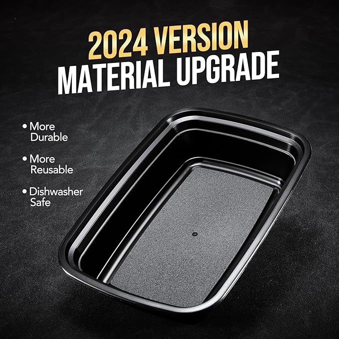 Glotoch Express Meal Prep Containers with Lids 16oz 50 Pack Leakproof