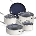 Nuwave Healthy Duralon Blue Ceramic Nonstick Coated 9pc Cookware Set