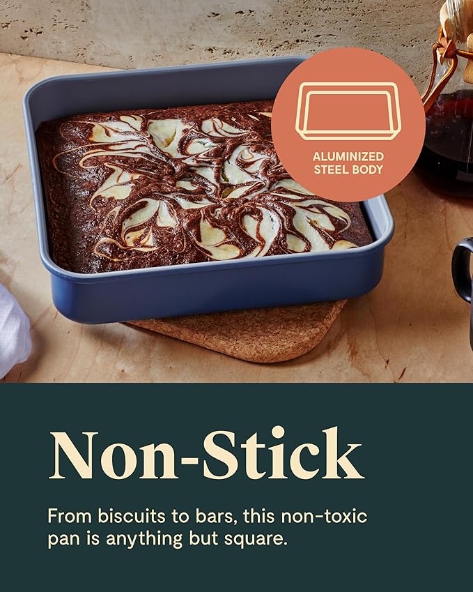 Caraway 9" Non-Stick Ceramic-Coated Square Pan Set