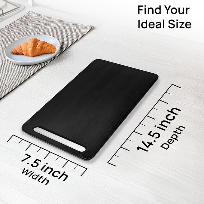 Ibyx Appliance Slider, Sliding Tray for Coffee Maker, 7.5 x 14.5 in, Black