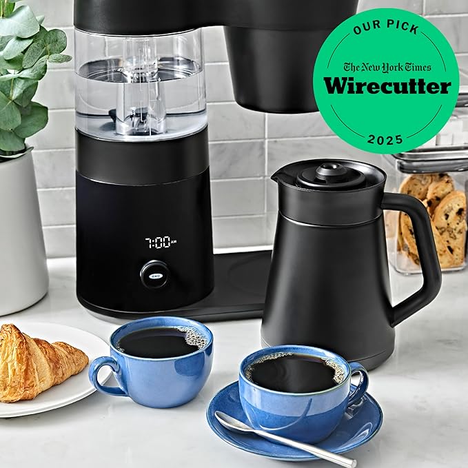 OXO Brew 9-Cup Drip Coffee Maker – Programmable Machine, Matte Black