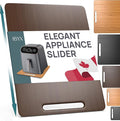 Ibyx Appliance Slider, Sliding Tray for Coffee Maker, 12 x 16 in, Brown