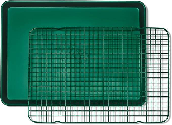 Great Jones Non Stick Wire Cooling Rack (Broccoli) – Fits Quarter Sheet