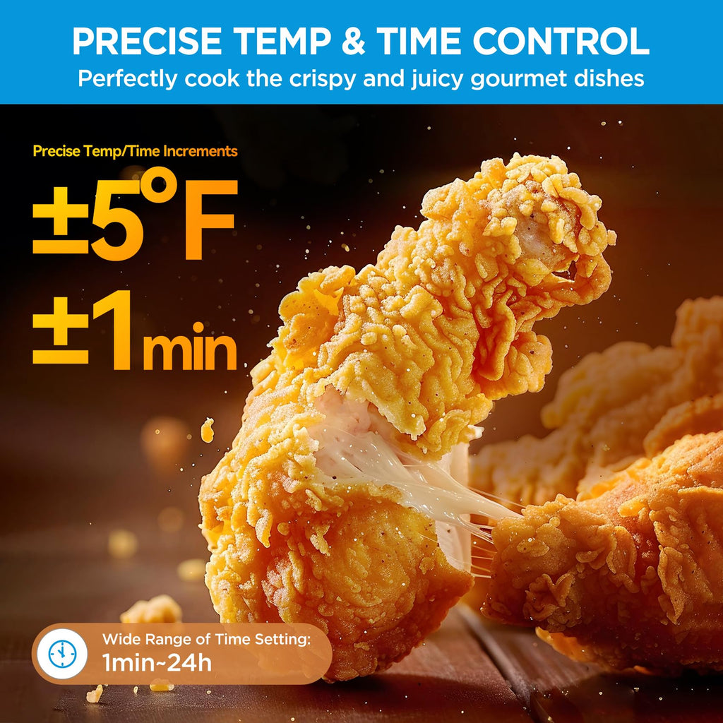 Midea Flexify Classic French Door Toaster Oven Air Fryer Combo, 26.4 QT