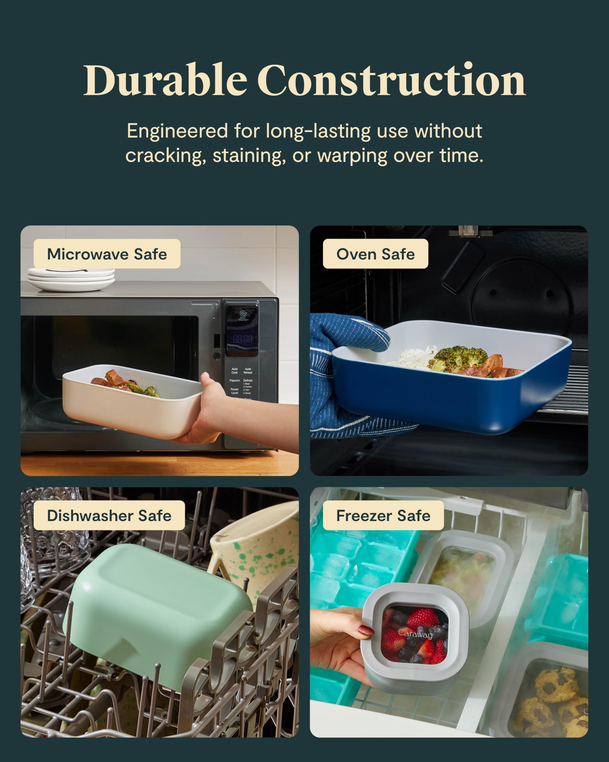 Caraway 6-Piece Food Storage Container Set