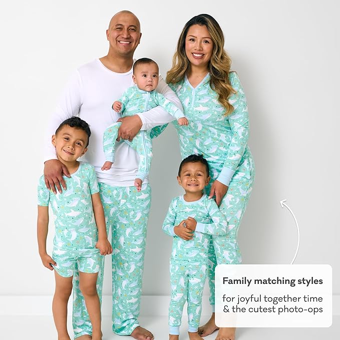Little Sleepies Baby Pajamas, Shark Soiree, Preemie