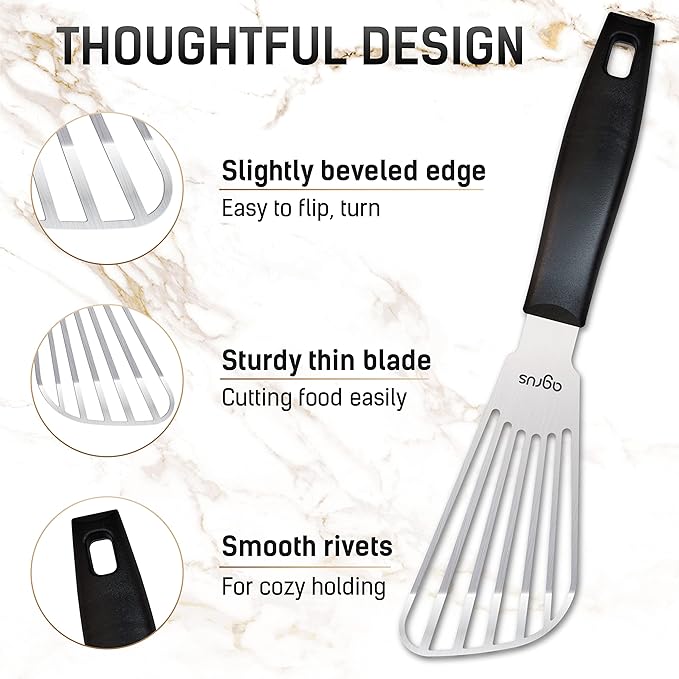 AGRUS Fish Spatula Satainless Steel (10.5 inches)