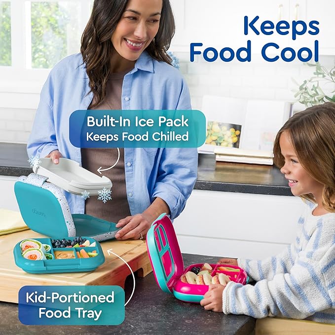 Bentgo Chill Kids 4-Compartment Bento Box Leakproof Lunch Box