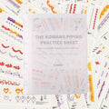 kowanii Piping Practice Sheets Reusable Cake Decorating Supplies