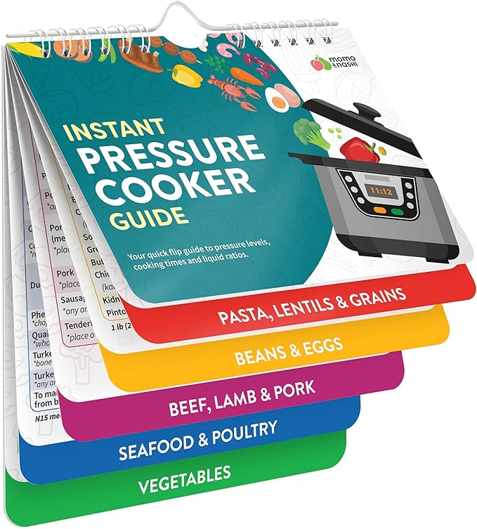 Instant Pot Magnetic Cheat Sheet Magnet - Instant Pot Accessories - Cookbooks Pressure Cooker Cooking Guide - Instapot Booklet - Instantpot Cooking - Kitchen Gifts for Women - Kitchen Gadgets