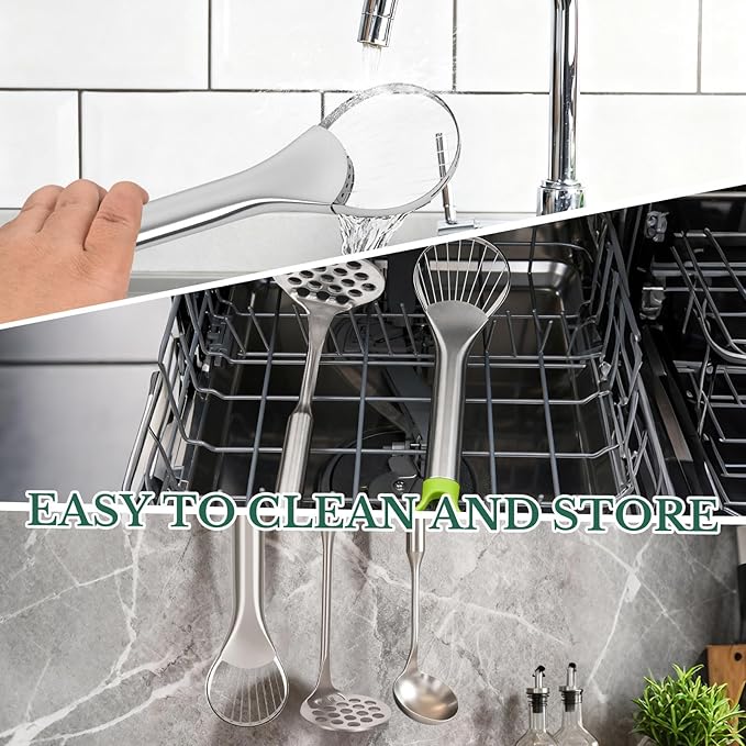 YVREOLP Avocado Slicer,Stainless Steel Avocado Slicer Tool and Avocado Smasher Tool,Quickly Slices Thinly and Masher,Suitable for Avocados,Potatoes,Dragon Fruit and Other Fruits Vegetables