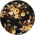 MACKENZIE-CHILDS Enamel Serving Platter, Wild Rose Brown